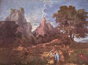 Landschaft mit Polyphem Nicolas Poussin